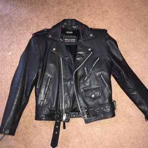 Wilson’s black womens leather jacket